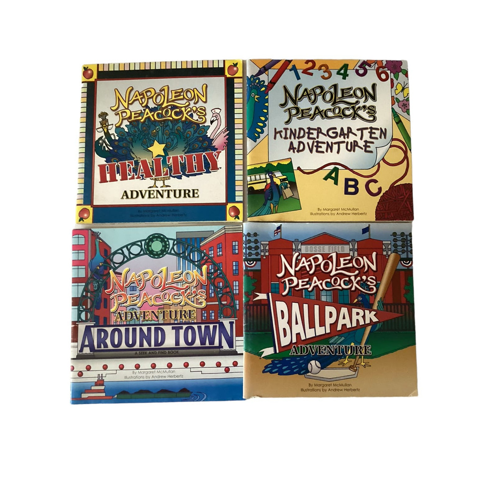 Napoleon Peacock Set of 4 Paperback Children's Books
